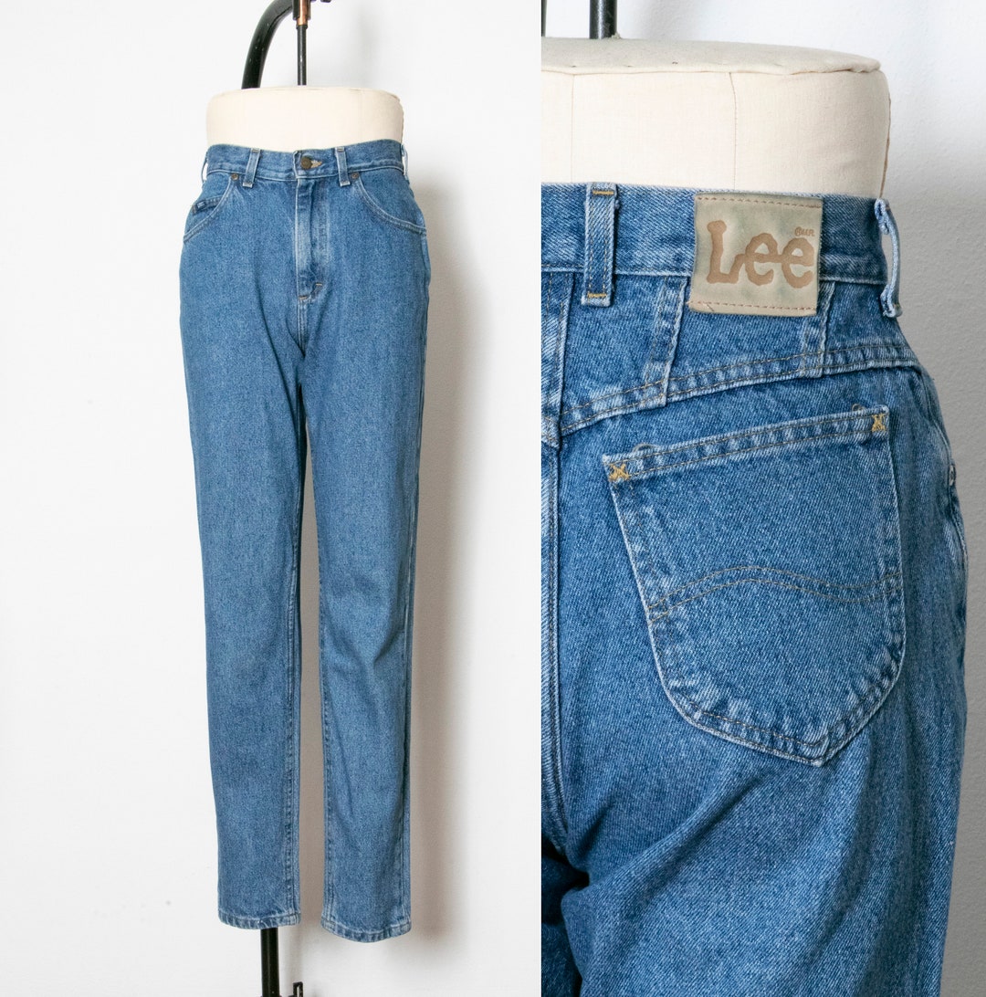 1990s Lee Jeans Denim High Waist 28