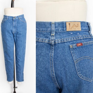 1990s Lee Jeans Cotton Denim High Waist Relaxed Fit