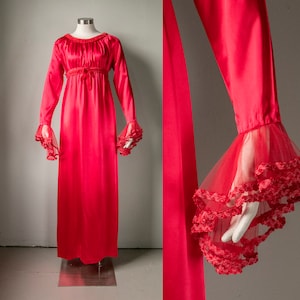 Robe années 60 à manches ange S/M