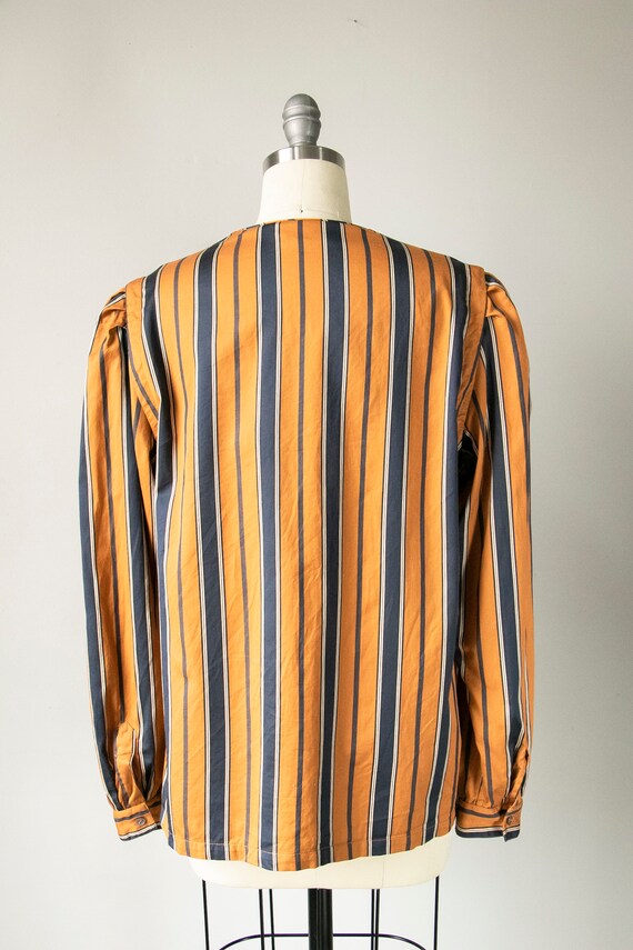 1980s Blouse Christian Dior Button Up M - image 2