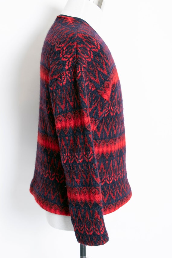 1970s Sweater Wool Knit Scandinavian Small - image 3