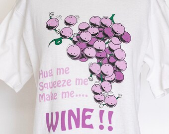 1990s Tee T-shirt Novelty Wine M