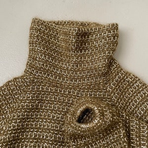 1970s Anne Klein Sweater Mohair Turtleneck M image 9