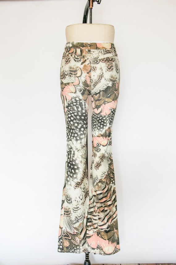 Y2K Roberto Cavalli Pants Printed Jeans XS - image 3