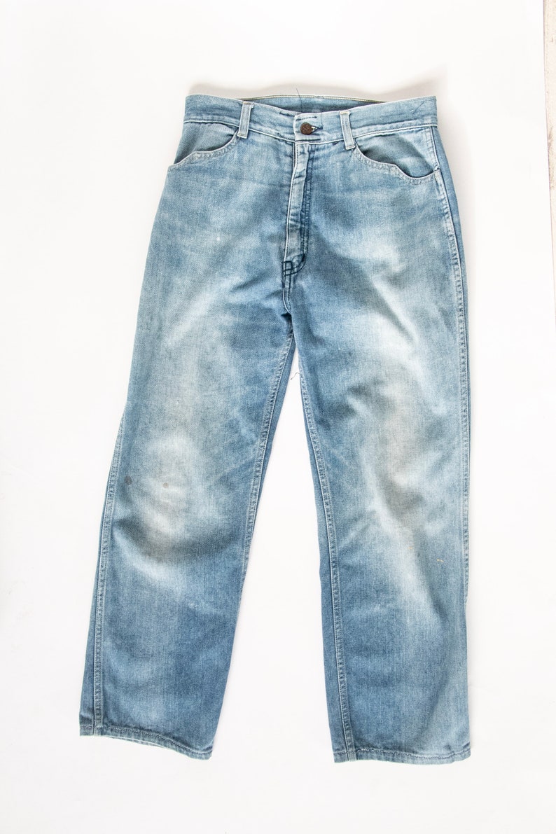 1970s Jeans Cotton Denim 29 x 27 image 2
