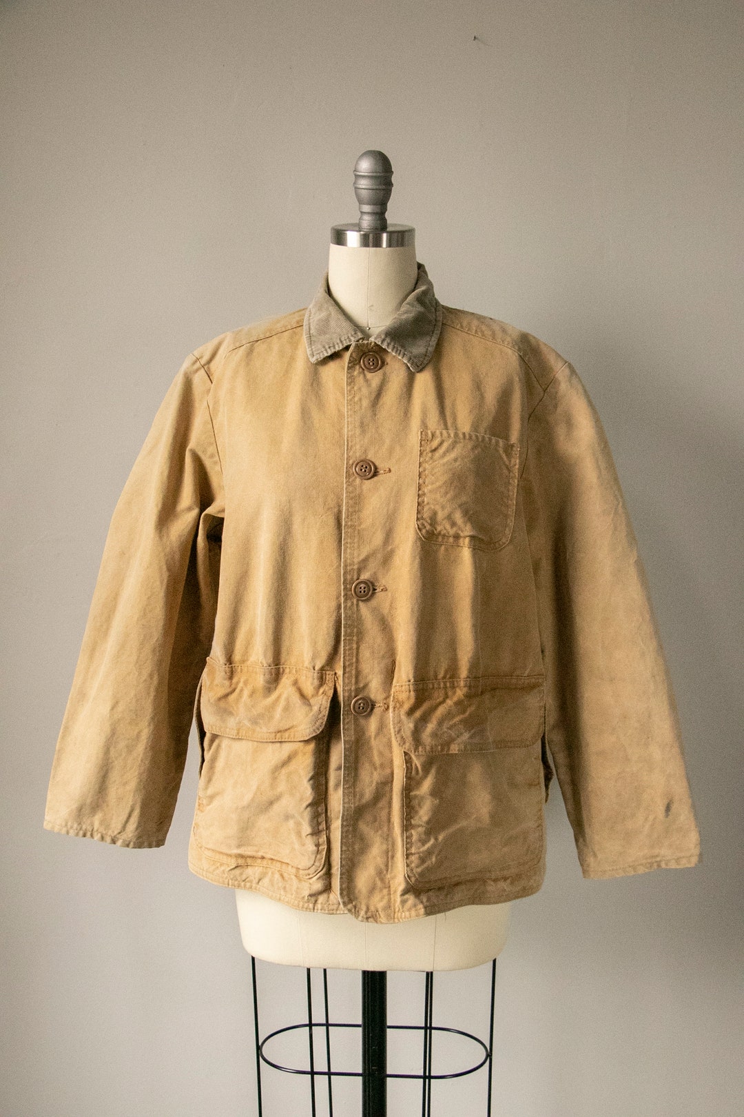 1960's Hunting Jacket Duck Fishing Canvas S - Etsy Finland