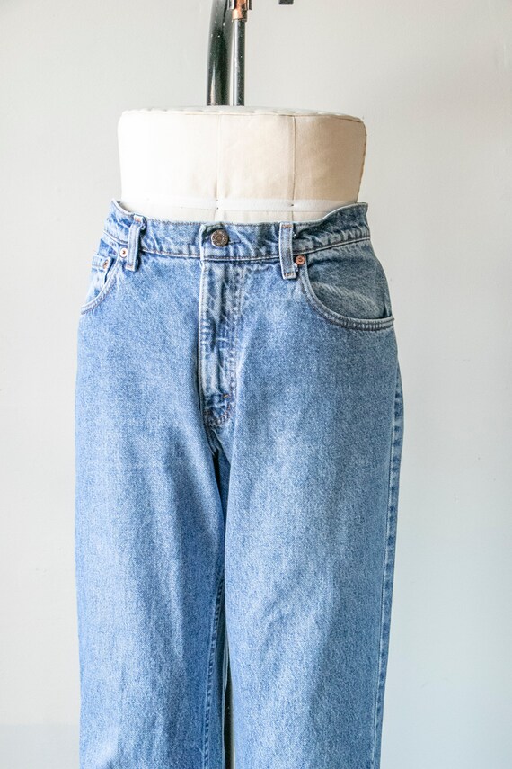 1990s Levi's 506 Jeans Cotton Denim 34" x 32" - image 4