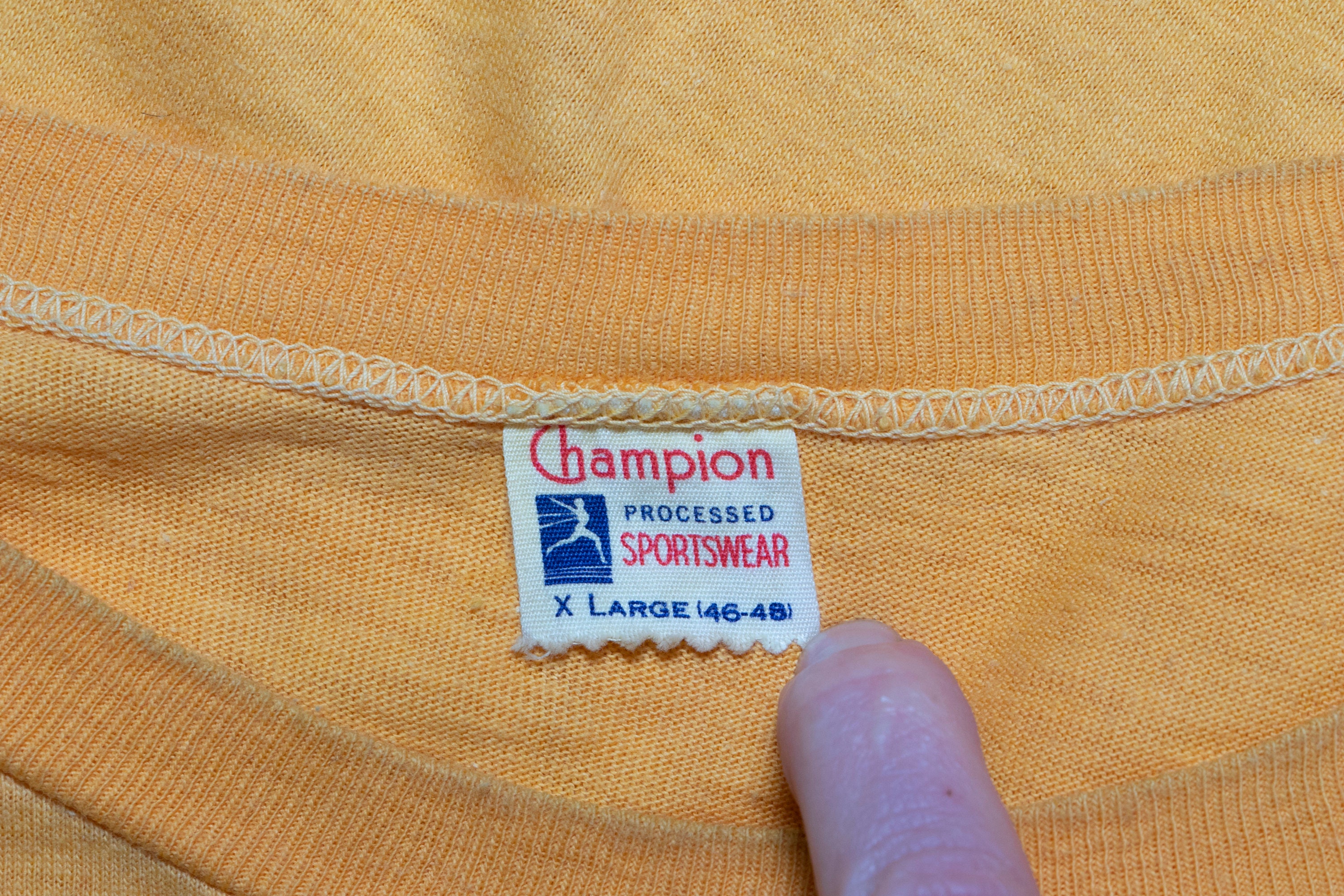 1950s T-Shirt CHAMPION Running Man Lions Club L | Etsy