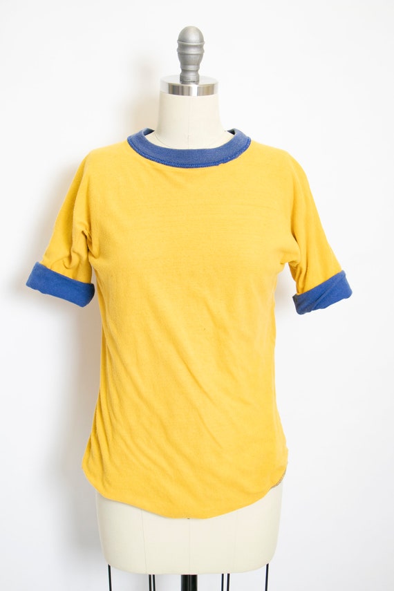 1970s Reversible Tee Shirt Cotton S / XS