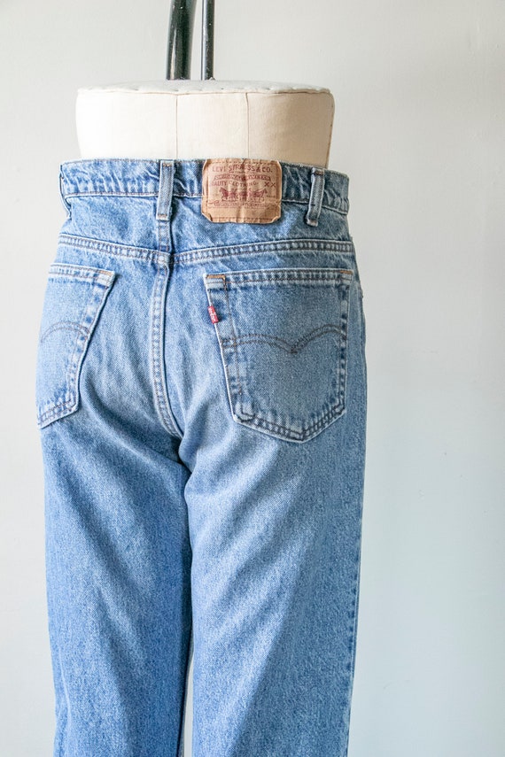 1990s Levi's 506 Jeans Cotton Denim 34" x 32" - image 7