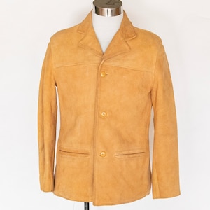 1970s Men's Coat Suede Jacket M