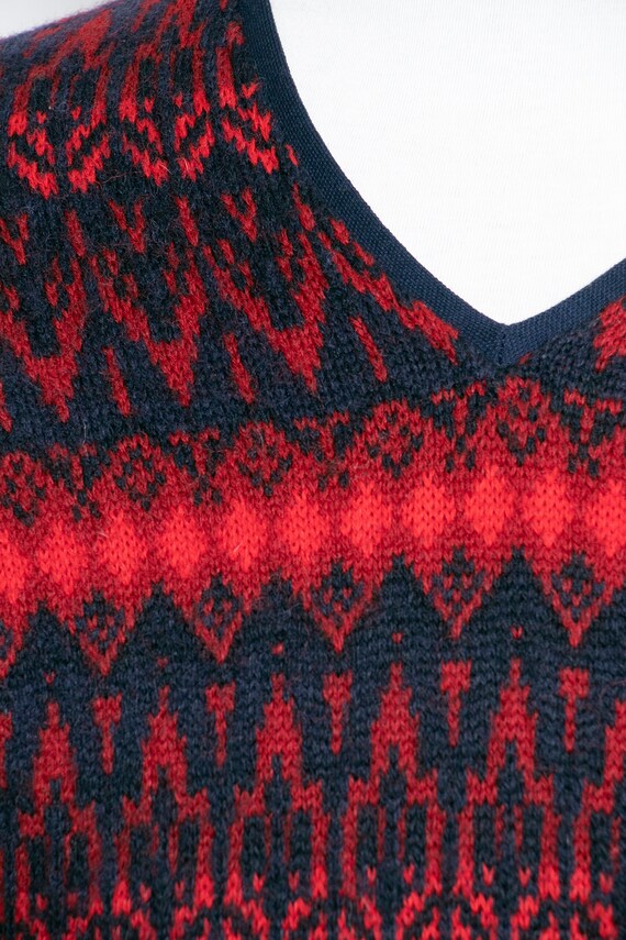 1970s Sweater Wool Knit Scandinavian Small - image 4