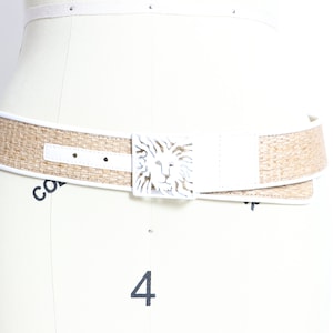 Vintage 1990s Belt ANNE KLEIN Woven L