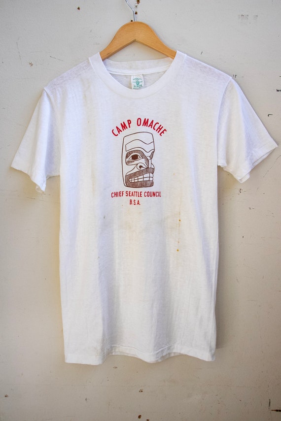 1960s T-Shirt BSA Seattle Boy Scouts Tee S/M