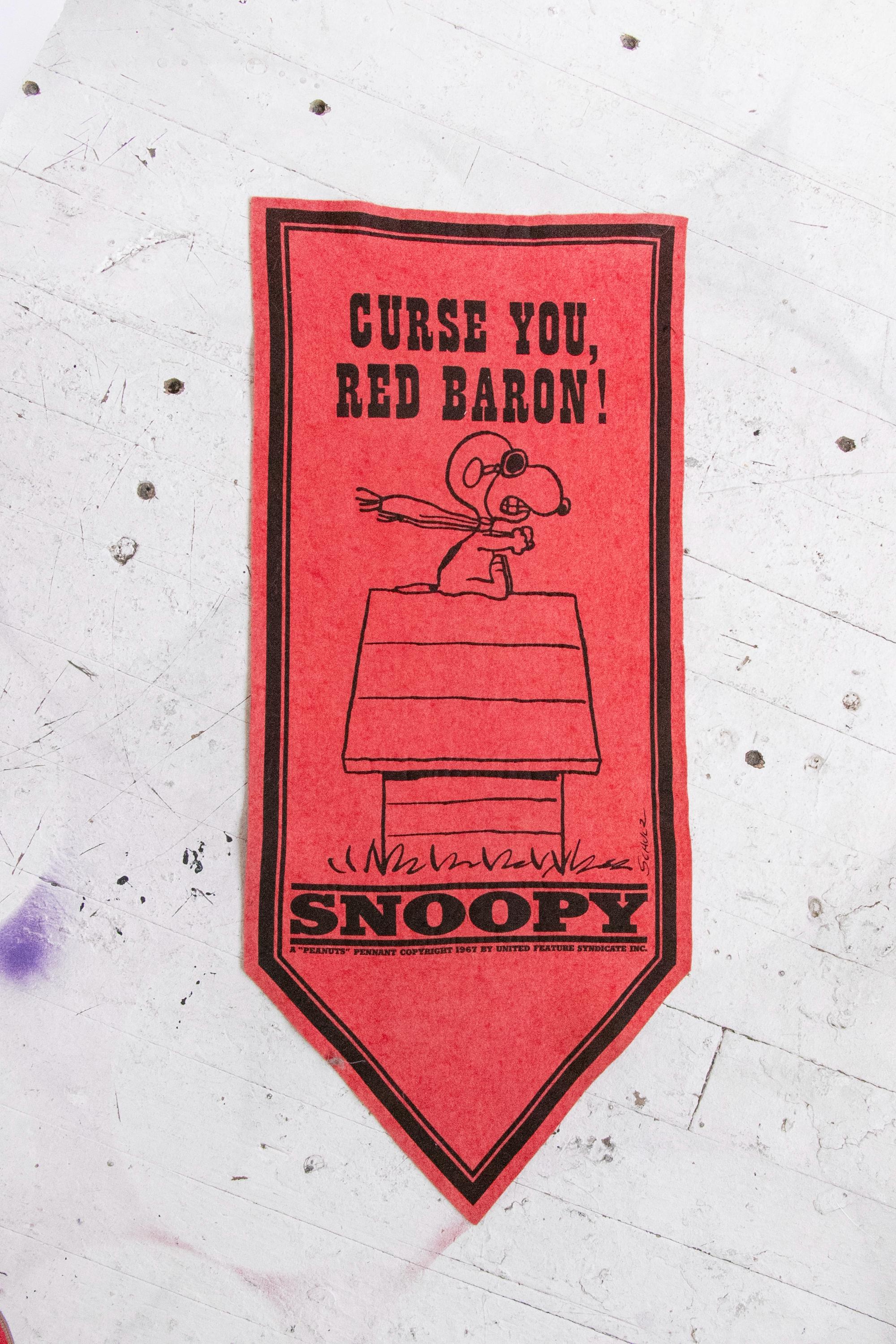 60s Vintage peanuts banner 【SNOOPY】 60s Vintage peanuts banner 【SNOOPY】
