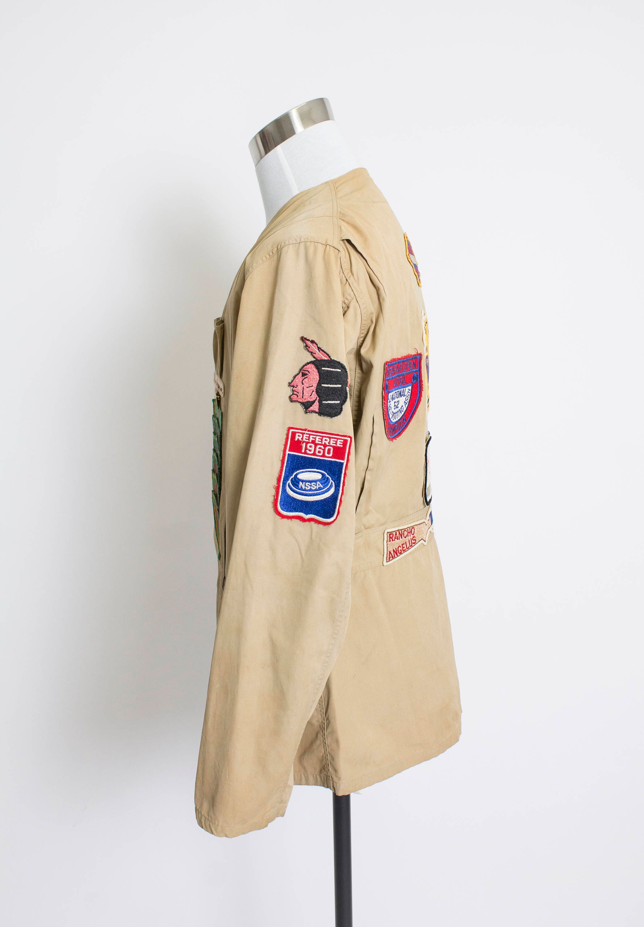1960s 10-X Shooting Hunting Jacket 15 Patches Sz 44 1957