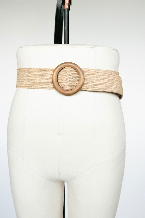 1980s Belt Woven Stretch Waist Cinch