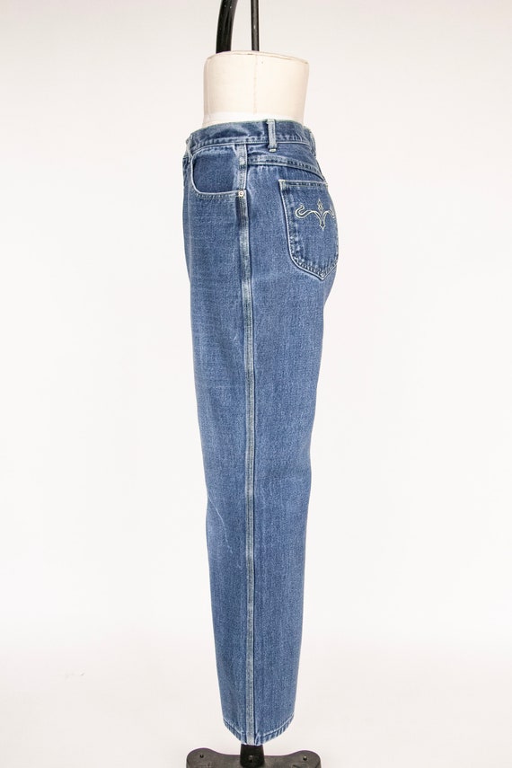 1980s Jeans Britannia Cotton Denim Straight Leg 3… - image 2