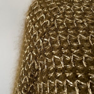 1970s Anne Klein Sweater Mohair Turtleneck M image 8