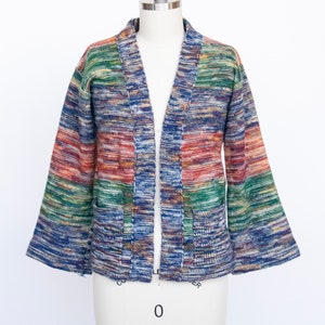1970s Sweater Space Dye Cardigan XS