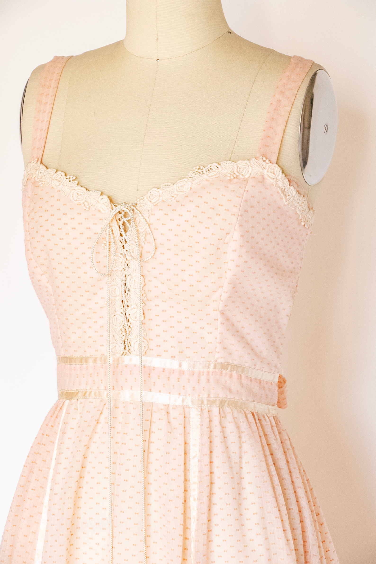 1970s Gunne Sax Dress Sleeveless Corset Maxi XS Sz 7 - Etsy