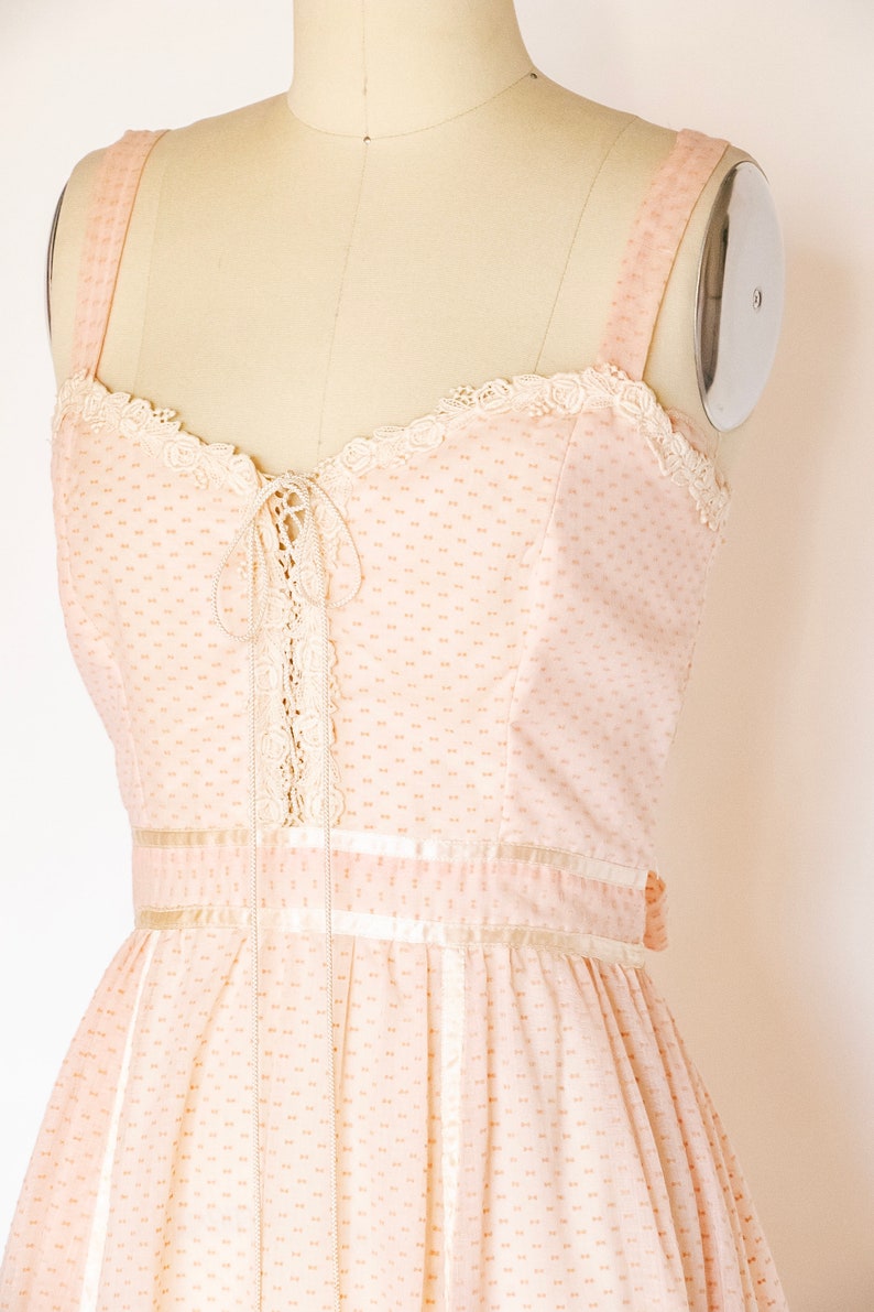1970s Gunne Sax Dress Sleeveless Corset Maxi XS Sz 7 - Etsy