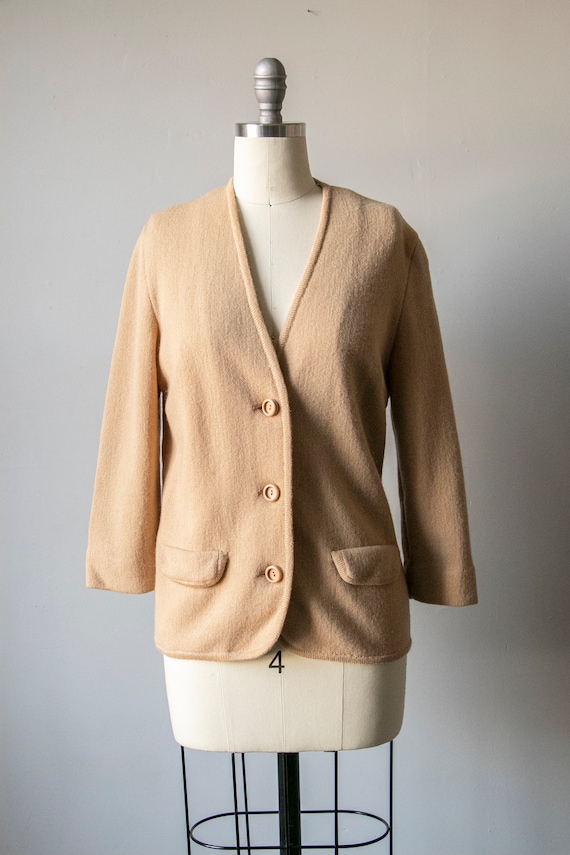 1960s Sweater Wool Mohair Knit Cardigan S