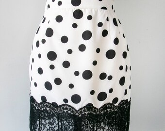 1990s Skirt Valentino Boutique Silk Lace XS
