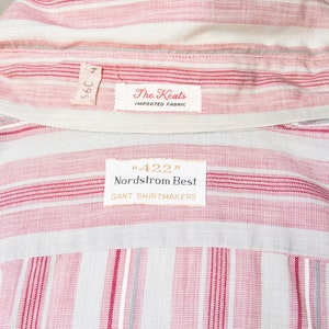 1970s Shirt Men's Striped Nordstrom M image 9