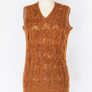 1930s Sweater Vest Wool Knit S
