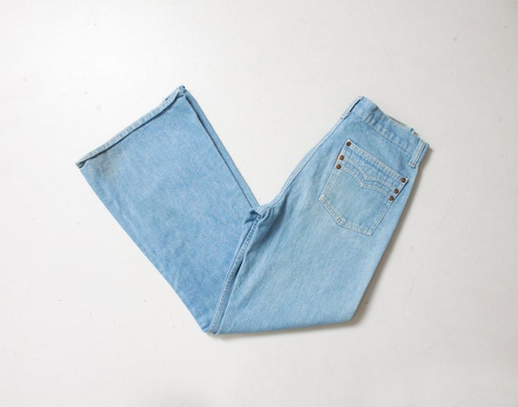 Vintage 1970s Levi's Bell Bottoms Orange Tab Cotto