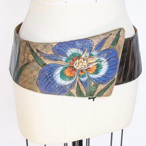 80s Floral Belt - Etsy display picture 1