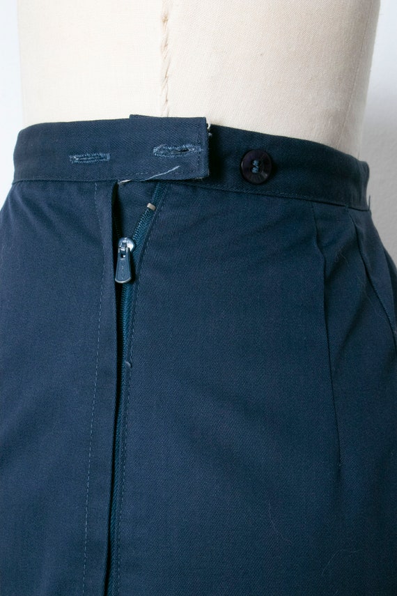 1960s Shorts High Waist Cotton Pin Up S - image 5
