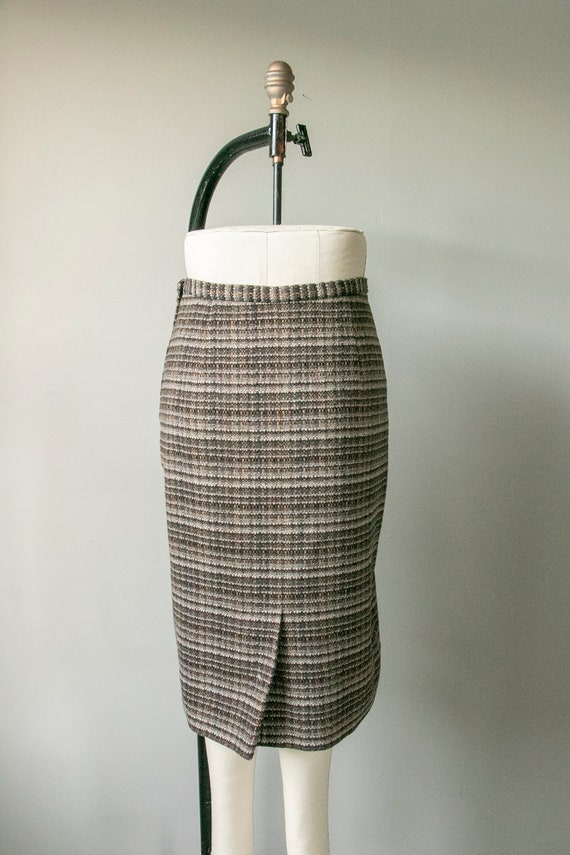 1970s Pencil Skirt Pendleton Wool Plaid M - image 3