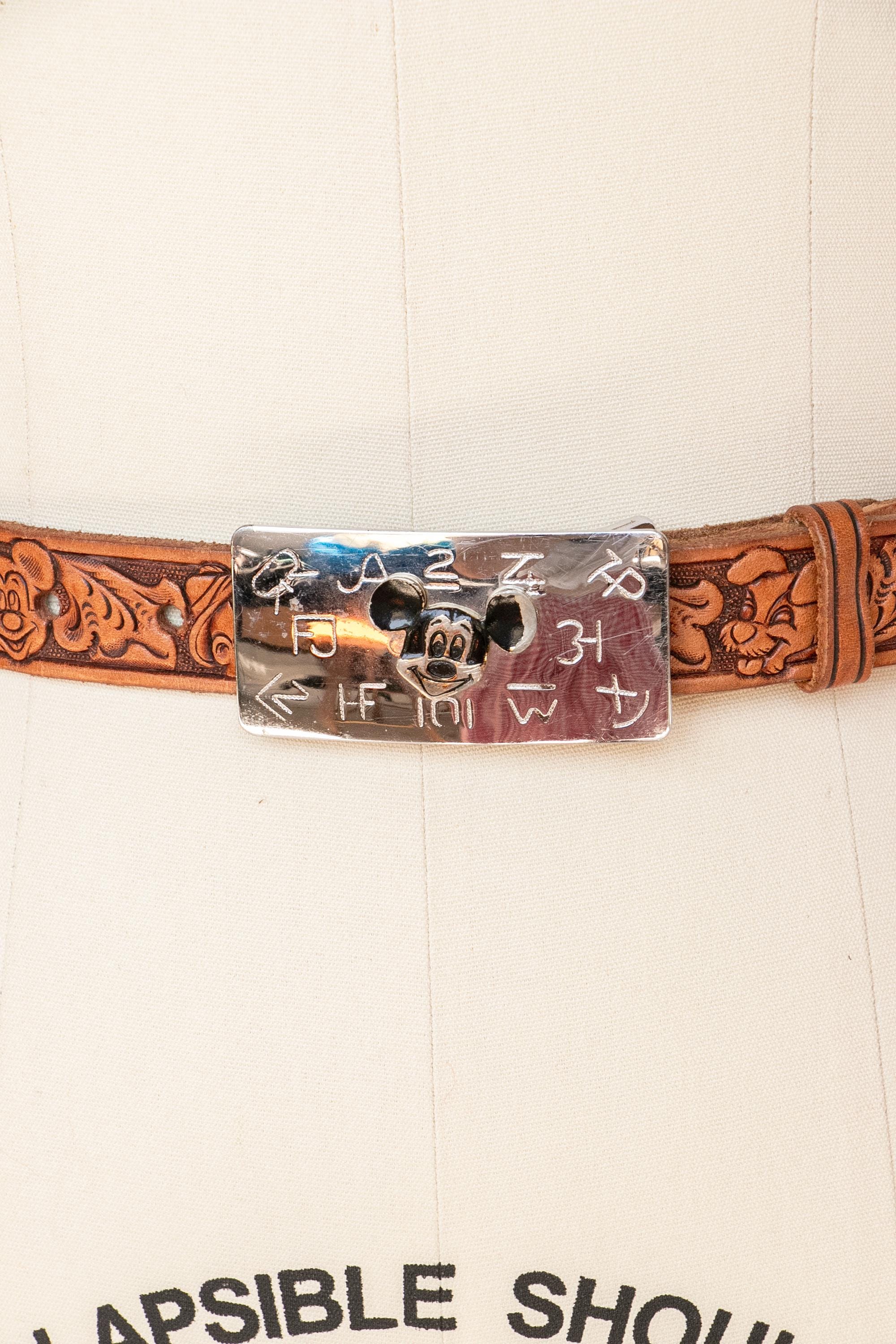 Mickey Belt Buckle - Etsy Australia