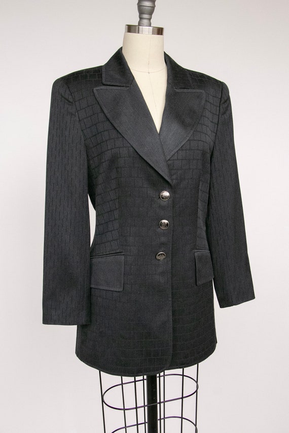 1990s Escada Blazer Designer Suit Jacket M - image 10