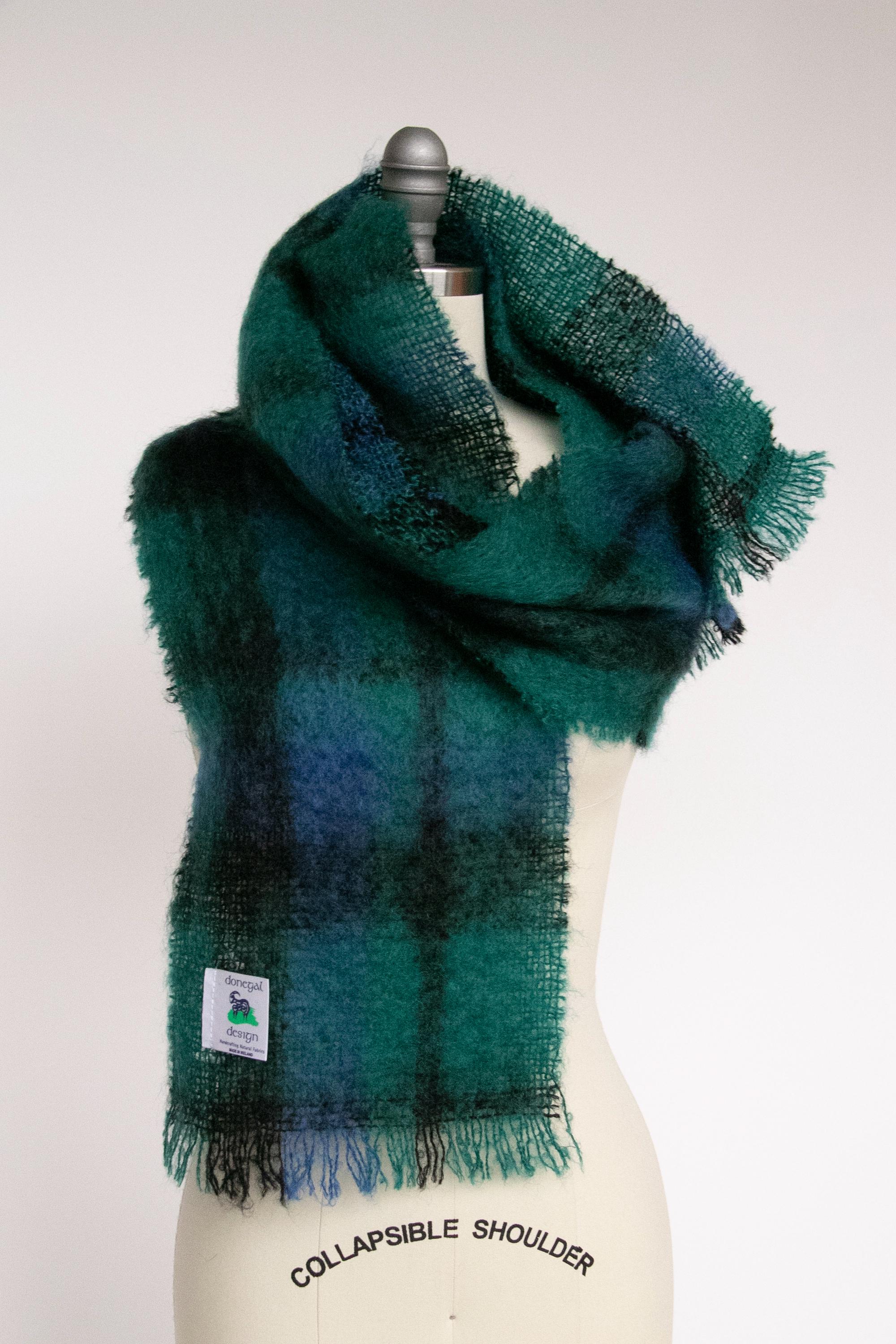 小物 1980s hand knitted mohair scarf 1980s hand knitted mohair scarf - メルカリ