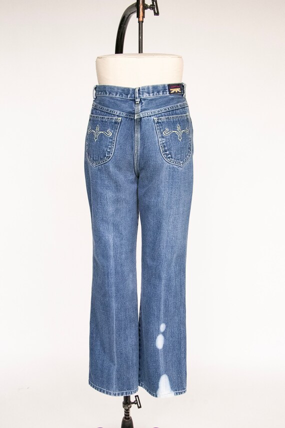 1980s Jeans Britannia Cotton Denim Straight Leg 3… - image 3