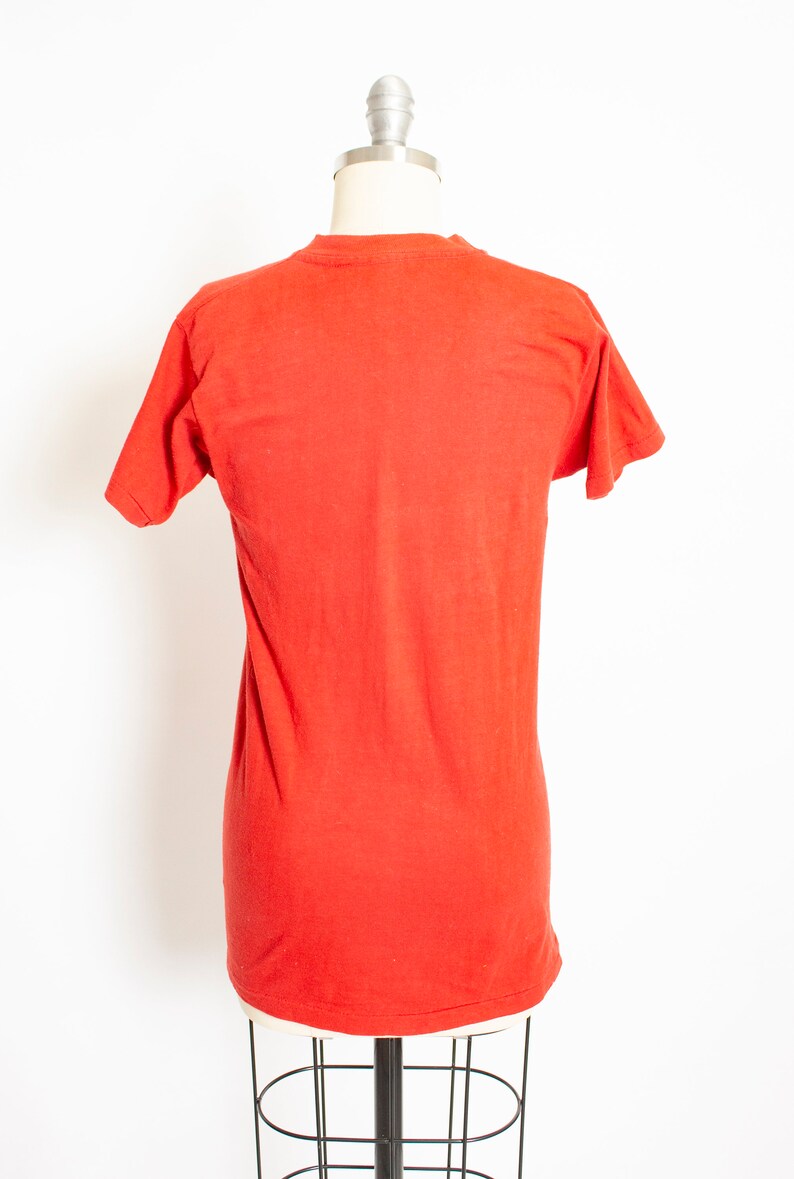 1970s T-Shirt Corvette Car Red Tee Shirt XS image 6