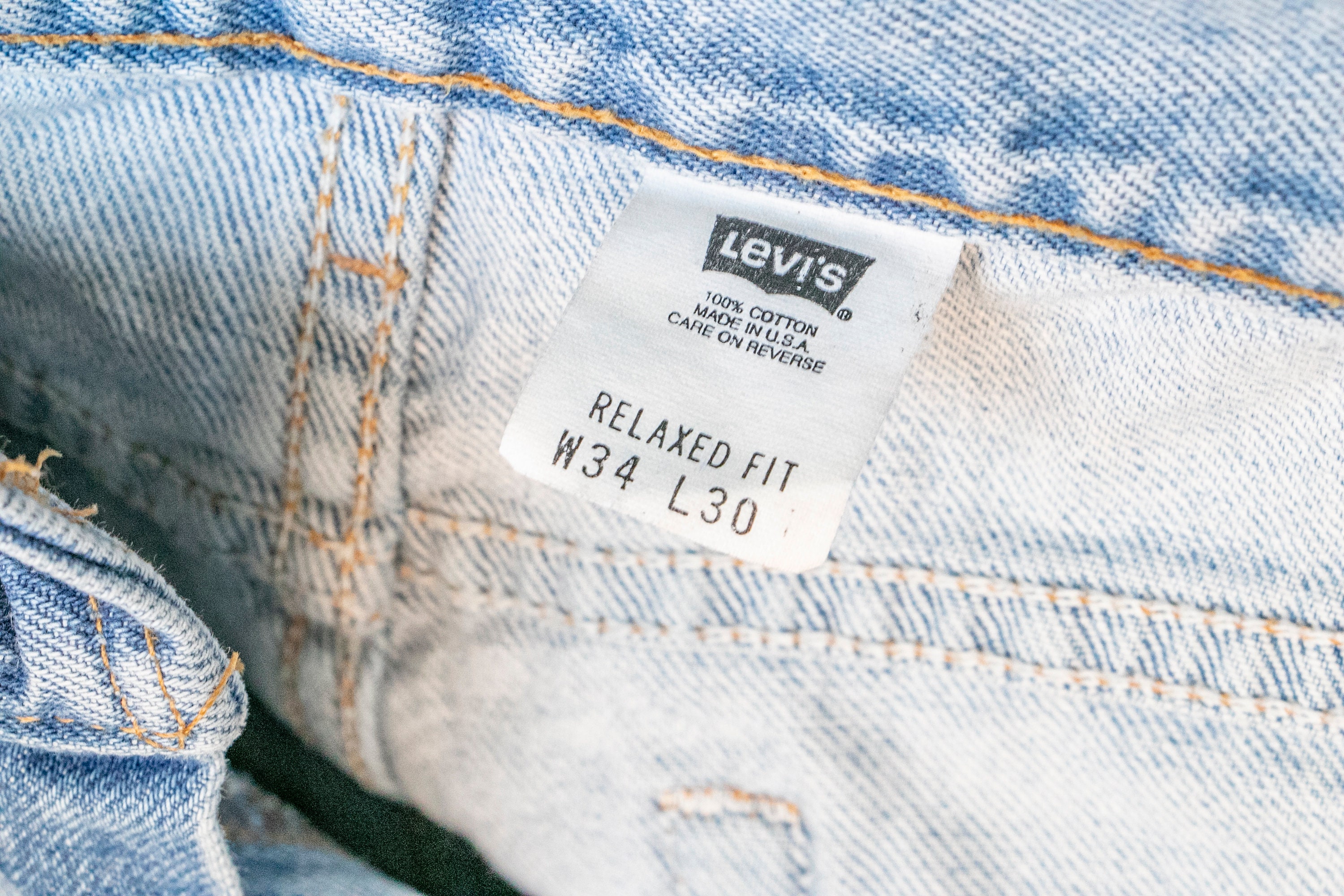 Levi's 540 Jeans Relaxed Loose Fit 1990s 33