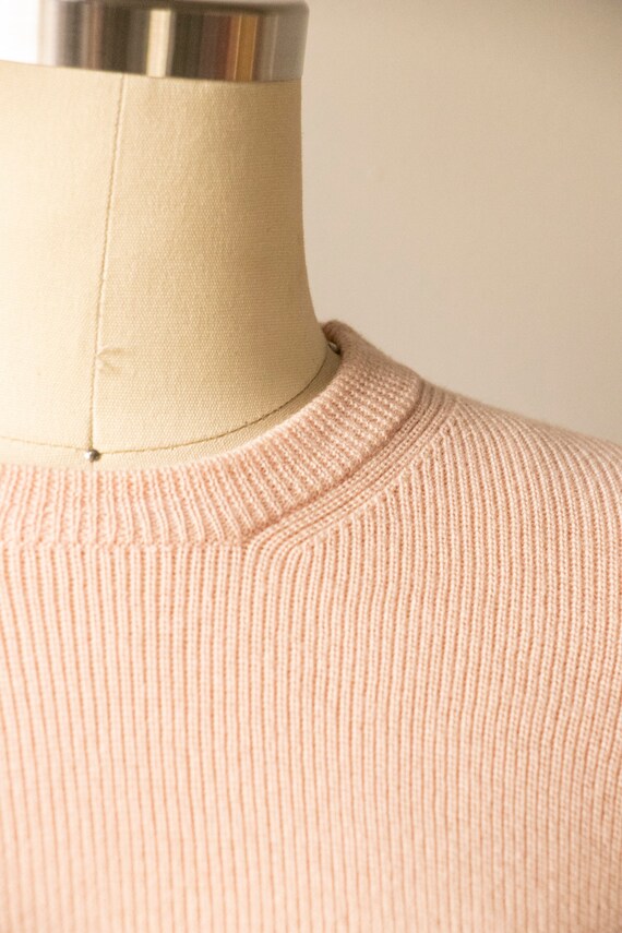 90s DKNY gray wool turtleneck sweater dress , Made in USA