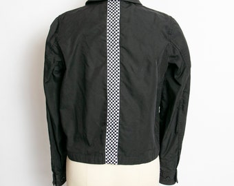 1990s Comme Des Garçons Jacket Black Racing Stripe S