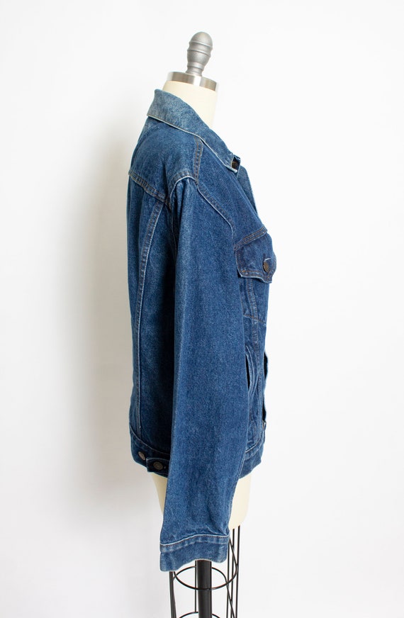 LEVI'S Denim Jacket 1980s Blue Jean M 38" - image 2