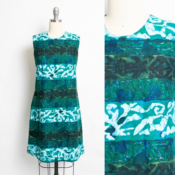 1960s LIBERTY HOUSE Dress Hawaiian Cotton XS