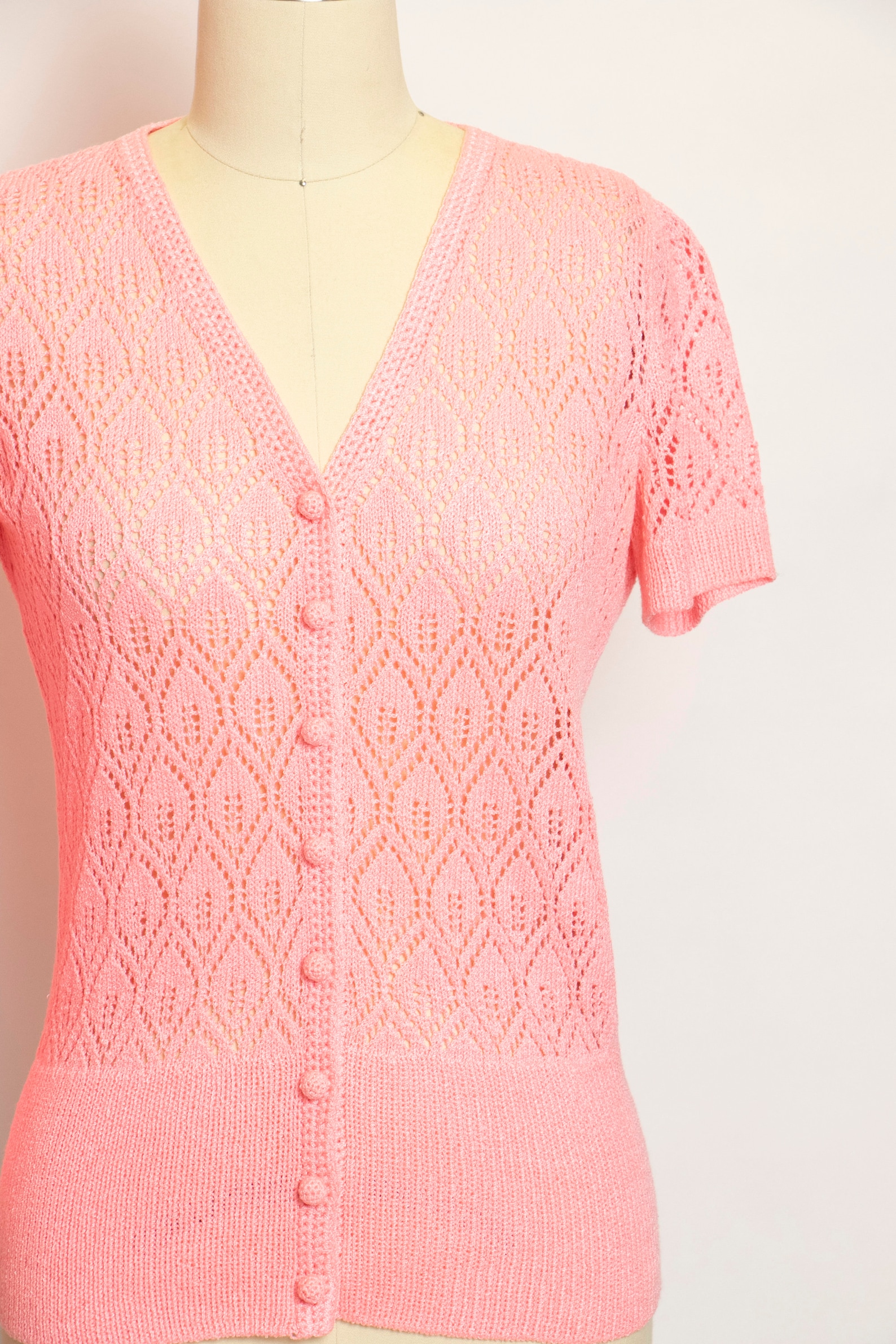 1970s ST.JOHN Knits Set Pink Wool Ensemble Medium Etsy