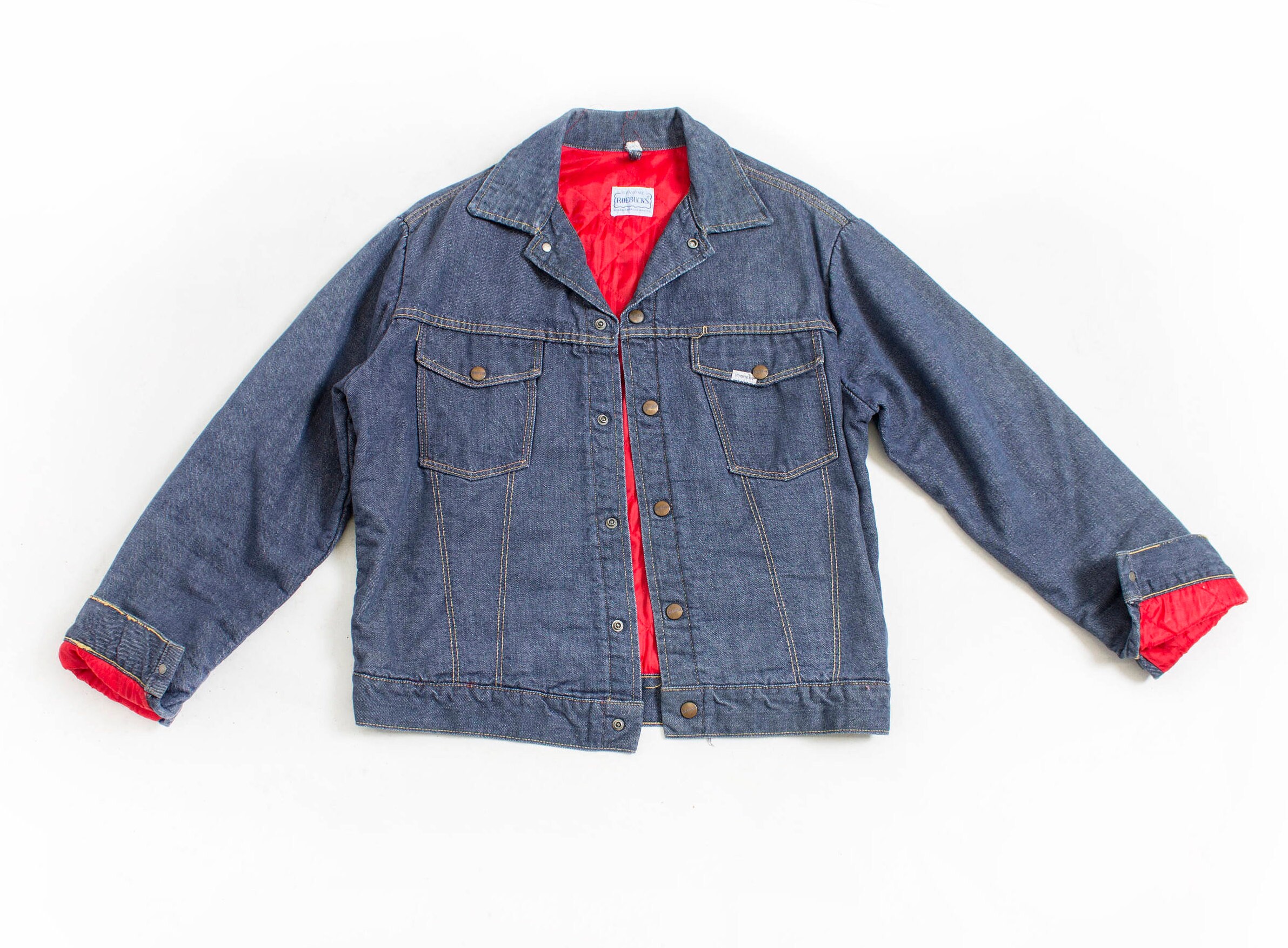 1960s Selvage Denim Jacket Roebucks 