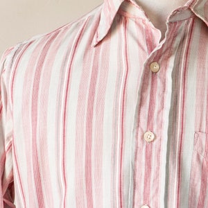 1970s Shirt Men's Striped Nordstrom M image 2