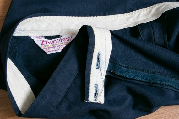 1960s Shorts High Waist Cotton Pin Up S - image 7