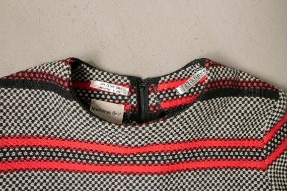 1960s Knit Top Striped Wool J. Tiktiner M - image 10