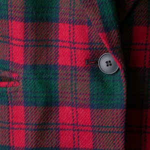 1990s Blazer Jacket Pendleton Plaid Wool XL image 7